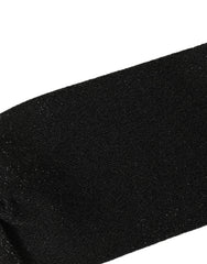 Dolce & Gabbana Men Black Viscose Mid Calf Accessory Socks