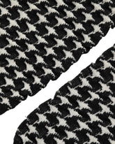 Dolce & Gabbana Black White Houndstooth Ankle Length Socks