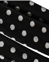 Dolce & Gabbana Black Polka Dot Fishnet Pantyhose Stockings Socks