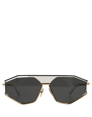 Dolce & Gabbana Gold DG2265 Sartoriale Metal Frame Eyewear Sunglasses