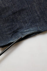 Dolce & Gabbana Dark Blue Relaxed Wide Leg Cotton Denim Jeans