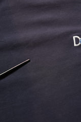 Dolce & Gabbana Dark Blue Cotton Stretch Round Neck T-shirt