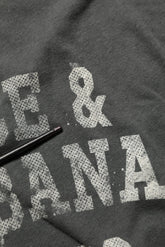 Dolce & Gabbana Dark Gray Graphic Print Tank Men Top T-shirt