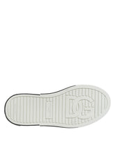 Dolce & Gabbana White Perforated Custom 2.Zero Sneakers Shoes