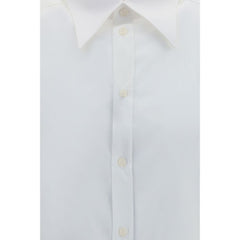 Dolce & Gabbana White Cotton Dress Shirt