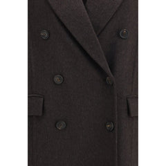 Brunello Cucinelli Brown Cashmere Coat