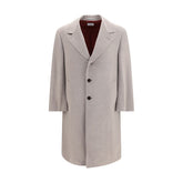 Brunello Cucinelli Beige Wool Oves Aries Coat