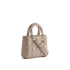 Dior Beige Lamb Leather Handbag