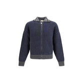 Versace Gray Wool Oves Aries Sweatshirt