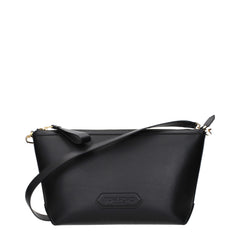 Tom Ford Black Leather Crossbody Bag