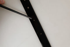Dolce & Gabbana Black Classic Leather Gold Tone Buckle Belt
