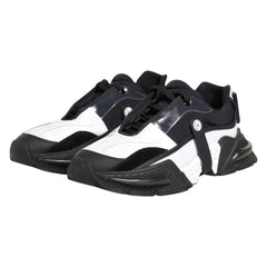 Dolce & Gabbana White Black Logo Airmaster Sneakers Shoes