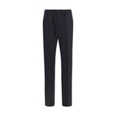 Versace Black Wool Oves Aries Dress Pants