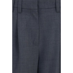 Brunello Cucinelli Gray Wool Oves Aries Dress Pants