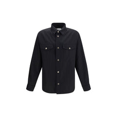 Versace Black Wool Oves Aries Shirt