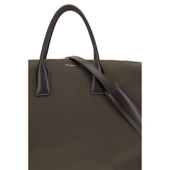 Saint Laurent Brown Calf Leather Bos Taurus Luggage And Travel