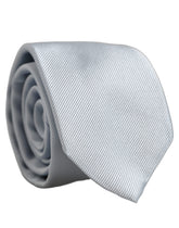 Dolce & Gabbana Men Light Blue Silk Classic Adjustable Tied Necktie Tie