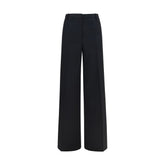 Fendi Black Cotton Casual Pants