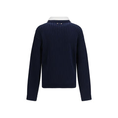 Balenciaga Blue Cotton Sweatshirt