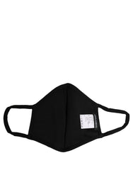 Dolce & Gabbana Black Heart DG Logo Monogram Elastic Ear Strap Face Mask