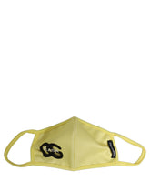 Dolce & Gabbana Yellow Polyester DG CASA Logo Elastic Ear Strap Face Mask