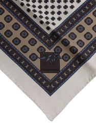 Dolce & Gabbana Multicolor Geometric Handkerchief Pocket Scarf