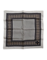 Dolce & Gabbana Multicolor Geometric Handkerchief Pocket Scarf