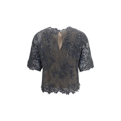 Brunello Cucinelli Gray Mohair Pattern Shirt