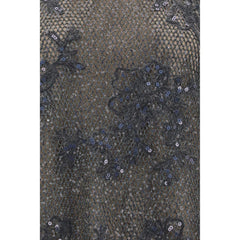 Brunello Cucinelli Gray Mohair Pattern Shirt