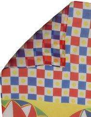 Dolce & Gabbana Multicolor Silk Carretto Foulard Scarf