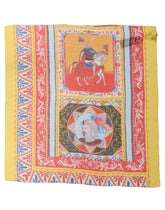Dolce & Gabbana Multicolor Silk Printed Square Foulard Scarf