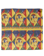 Dolce & Gabbana Multicolor Silk Printed Square Foulard Scarf