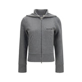 Balenciaga Gray Cotton Sweatshirt