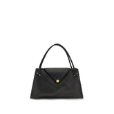 Versace Black Calf Leather Bos Taurus Shoulder Bag