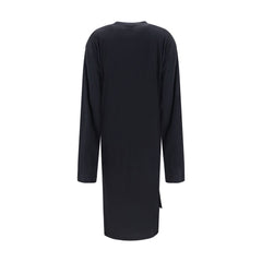 Balenciaga Black Cotton Casual Dress