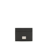 Dolce & Gabbana Black Calf Leather Bos Taurus Wallet