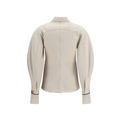 Brunello Cucinelli Beige Cotton Shirt