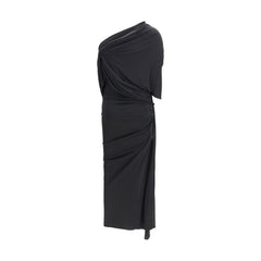 Balenciaga Black Viscose Cocktail Dress