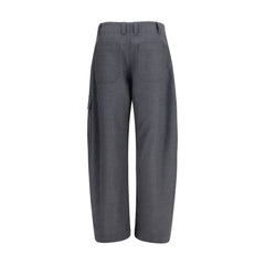 Brunello Cucinelli Gray Wool Oves Aries Cargo Pants