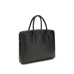 Saint Laurent Black Calf Leather Bos Taurus Handbag