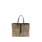 Fendi Beige Calf Leather Bos Taurus Shoulder Bag