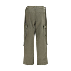 Fendi Bicolor Cotton Cargo Pants