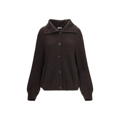 Brunello Cucinelli Brown Cashmere Cardigan