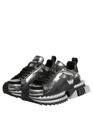 Dolce & Gabbana Black Two-Tone Super King Men Sneakers Shoes