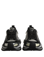 Dolce & Gabbana Black Two-Tone Super King Men Sneakers Shoes