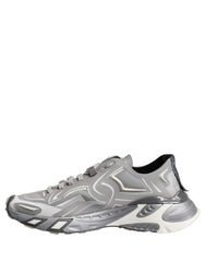 Dolce & Gabbana Gray Panelled Low Top Men Sneakers Shoes