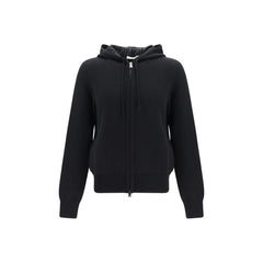 Fendi Black Cashmere Hoodie