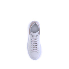 Alexander McQueen White Calf Leather Bos Taurus Platform Sneakers