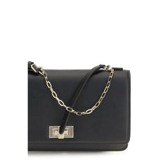 Fendi Black Calf Leather Bos Taurus Wallet