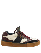 Dolce & Gabbana Multicolor Leather MIAMI Sneakers Shoes